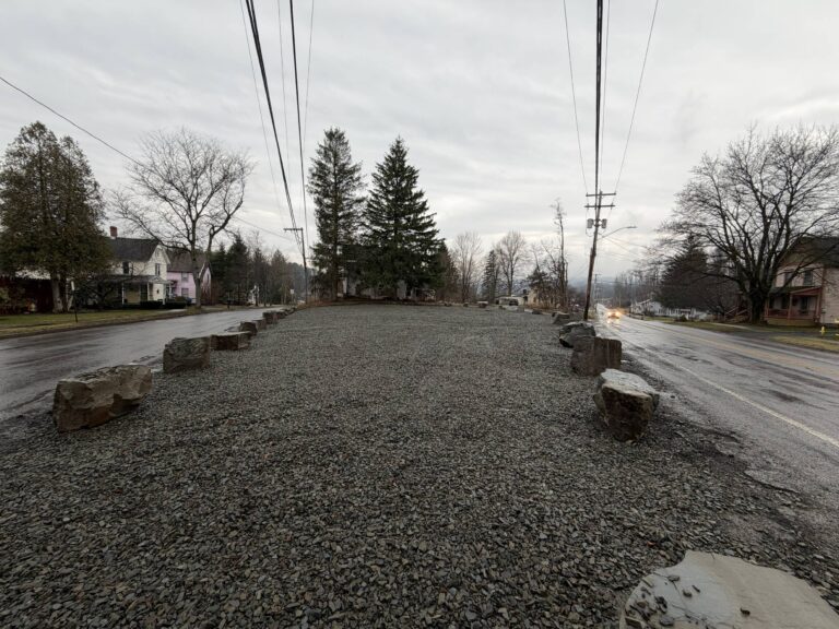 Cleared site for redevelopment